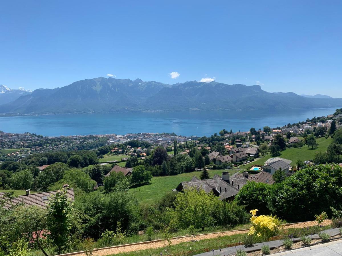 Appartement Moderne Avec Vue Panoramique A Jongny Proche De Montreux Zewnętrze zdjęcie