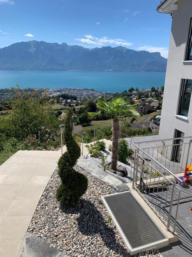 Appartement Moderne Avec Vue Panoramique A Jongny Proche De Montreux Zewnętrze zdjęcie