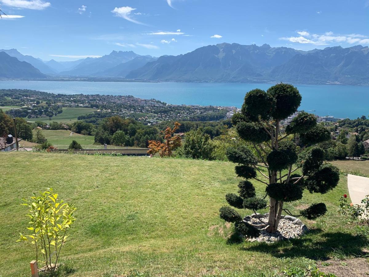 Appartement Moderne Avec Vue Panoramique A Jongny Proche De Montreux Zewnętrze zdjęcie