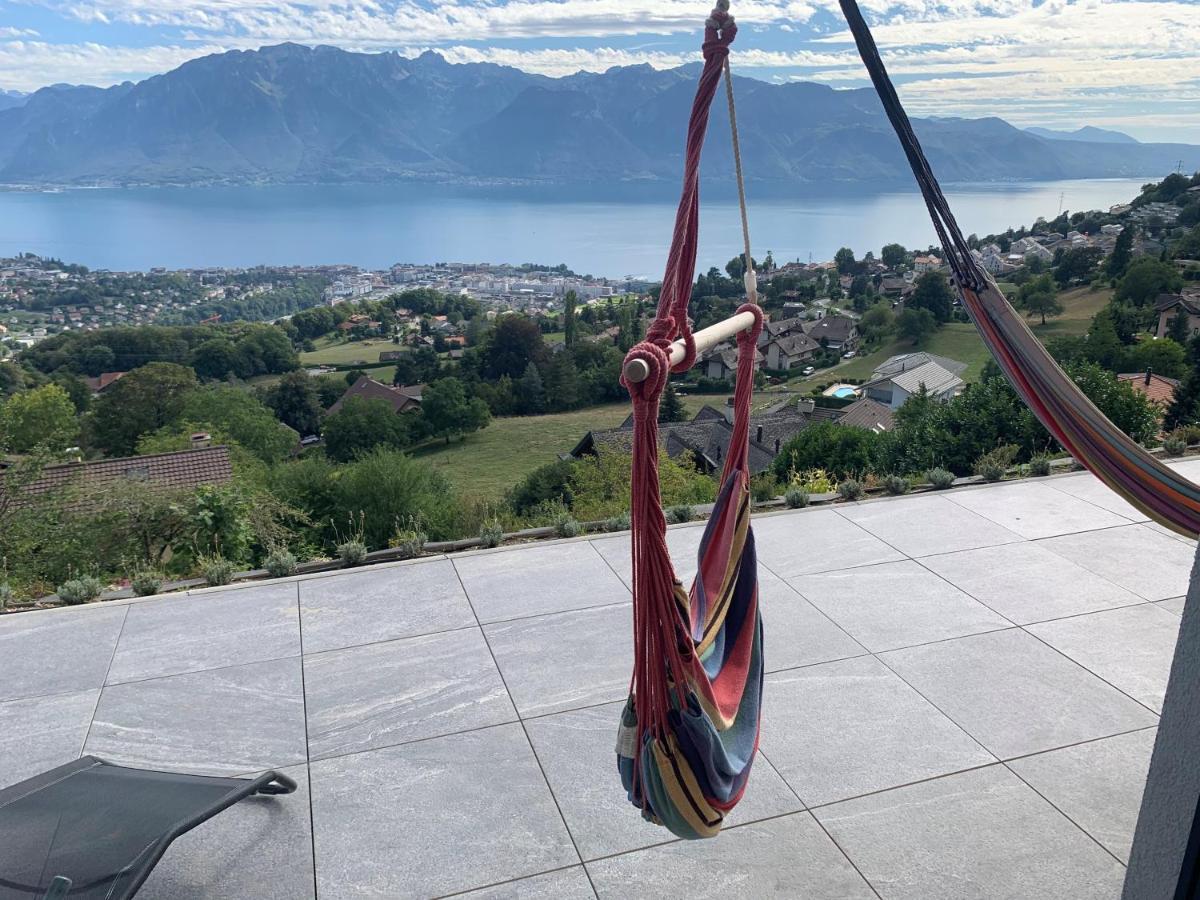 Appartement Moderne Avec Vue Panoramique A Jongny Proche De Montreux Zewnętrze zdjęcie