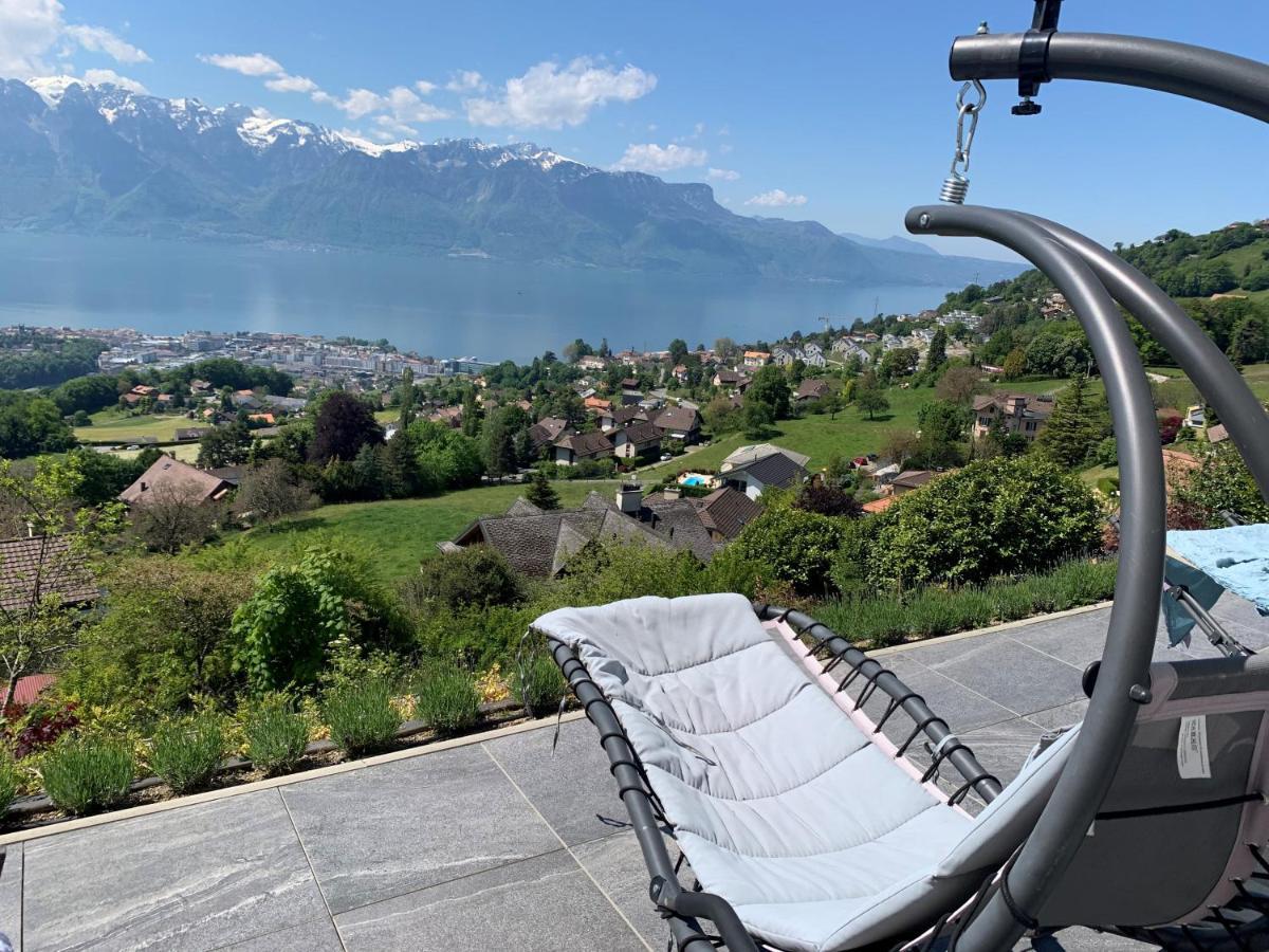 Appartement Moderne Avec Vue Panoramique A Jongny Proche De Montreux Zewnętrze zdjęcie