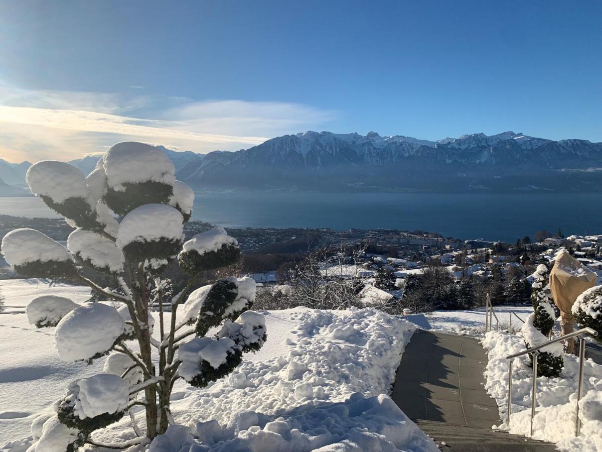 Appartement Moderne Avec Vue Panoramique A Jongny Proche De Montreux Zewnętrze zdjęcie