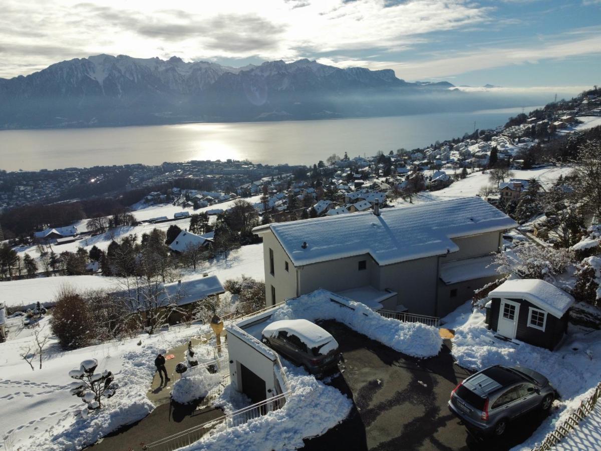 Appartement Moderne Avec Vue Panoramique A Jongny Proche De Montreux Zewnętrze zdjęcie