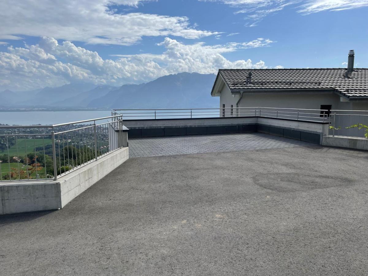 Appartement Moderne Avec Vue Panoramique A Jongny Proche De Montreux Zewnętrze zdjęcie
