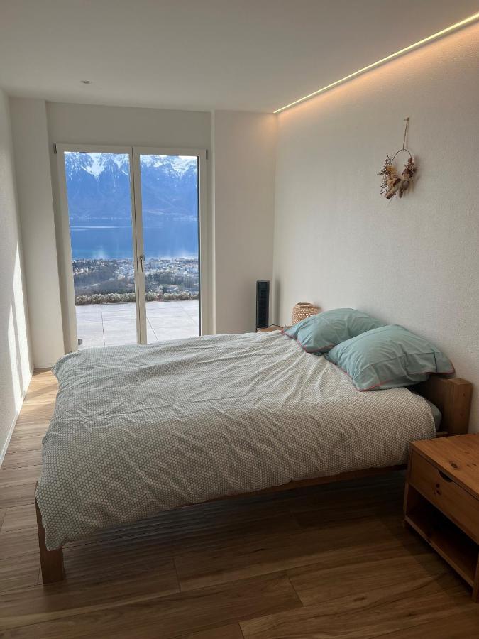 Appartement Moderne Avec Vue Panoramique A Jongny Proche De Montreux Zewnętrze zdjęcie