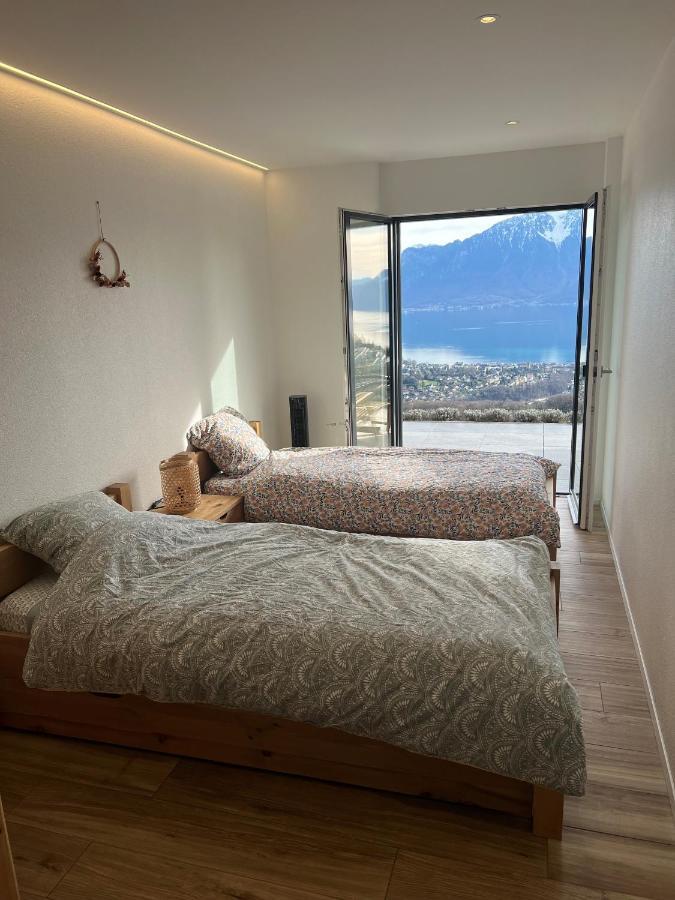 Appartement Moderne Avec Vue Panoramique A Jongny Proche De Montreux Zewnętrze zdjęcie